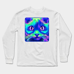 Trippy Kitty Long Sleeve T-Shirt